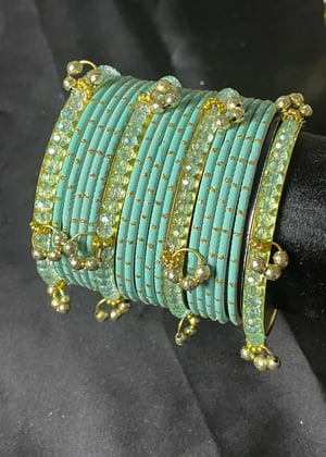 Aquamarine Bangles for Women